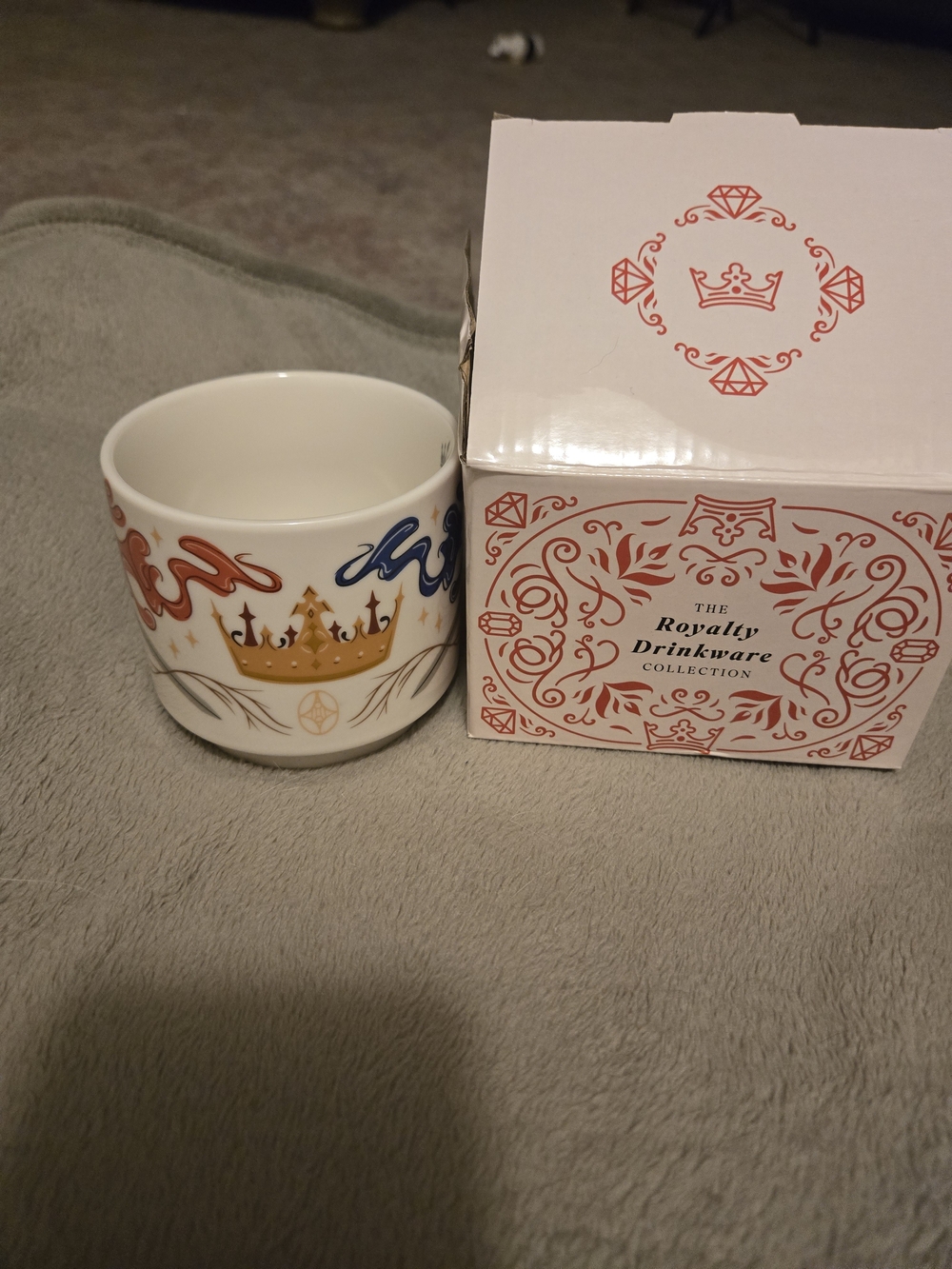 Royalty Drinkware Crown Accent Ceramic Cup - Legendborn